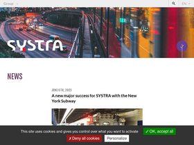 'systra.com' screenshot