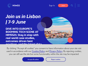 'himss.org' screenshot