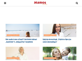 'mamoszurnalas.lt' screenshot
