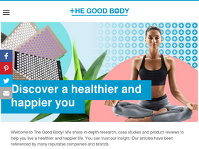 'thegoodbody.com' screenshot