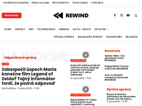 'rewind.sk' screenshot