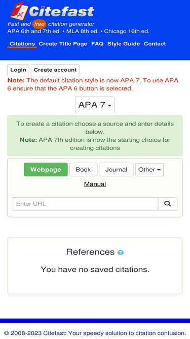 Citefast apa store