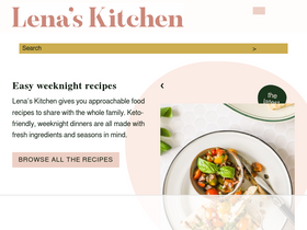 'lenaskitchenblog.com' screenshot