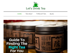 'letsdrinktea.com' screenshot