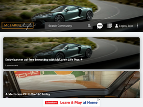 'mclarenlife.com' screenshot