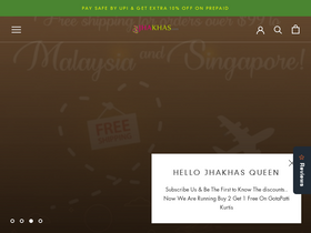 'jhakhas.com' screenshot