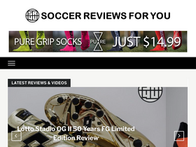 'soccerreviewsforyou.com' screenshot