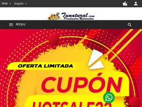 'tunatural.com' screenshot