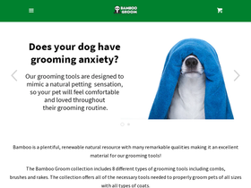 bamboogroom.com homepage screenshot