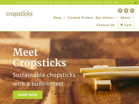 cropsticks.co homepage screenshot