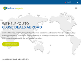 'allianceexperts.com' screenshot
