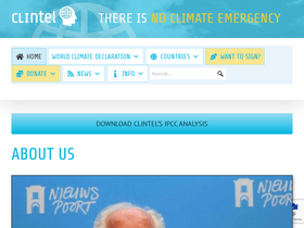 'clintel.org' screenshot
