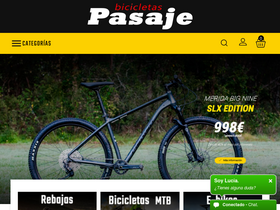 'bicispasaje.es' screenshot