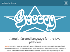 'groovy-lang.org' screenshot