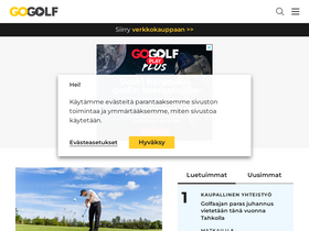 'gogolf.fi' screenshot