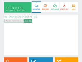 'encyclo.nl' screenshot