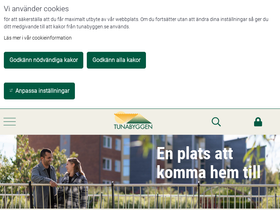 'tunabyggen.se' screenshot