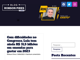 'robsonpiresxerife.com' screenshot