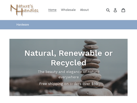 natureshardware.com homepage screenshot