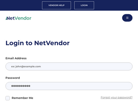 'netvendor.net' screenshot