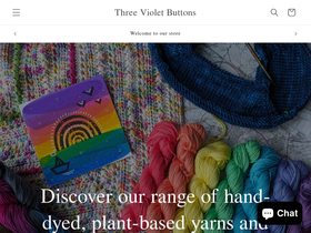 threevioletbuttons.com homepage screenshot