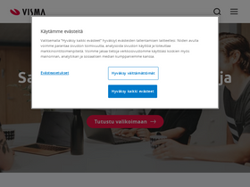'visma.fi' screenshot