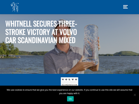 'ladieseuropeantour.com' screenshot