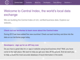'centralindex.com' screenshot
