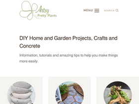 'artsyprettyplants.com' screenshot