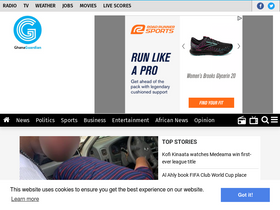 'ghanaguardian.com' screenshot