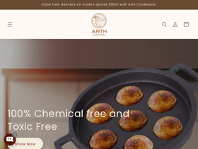 arthcookware.com homepage screenshot