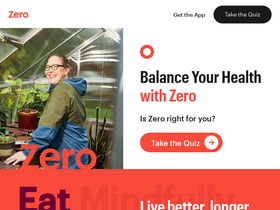 'zerolongevity.com' screenshot