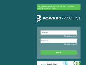 'power2practice.net' screenshot