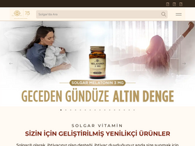 'solgar.com.tr' screenshot