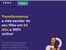 'lumaensino.com.br' screenshot