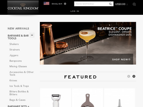 'cocktailkingdom.com' screenshot