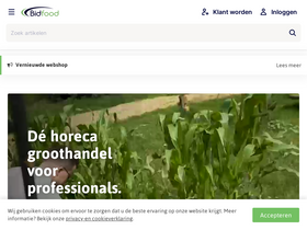 'bidfood.nl' screenshot