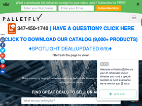 'palletfly.com' screenshot