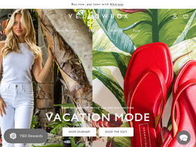 'yellowboxshoes.com' screenshot