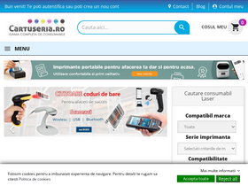 'cartuseria.ro' screenshot