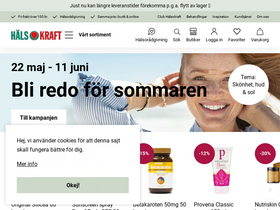 'halsokraft.se' screenshot