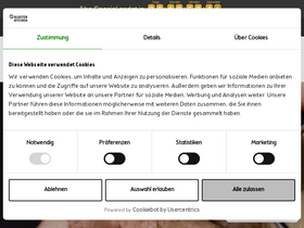 Kloster Kitchen homepage screenshot