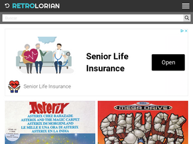 'retrolorian.com' screenshot