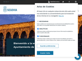 'segovia.es' screenshot