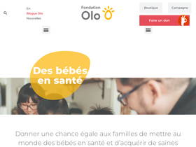 'fondationolo.ca' screenshot