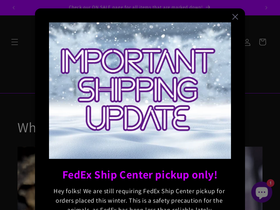 marshallarachnids.com homepage screenshot