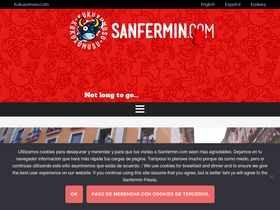 'sanfermin.com' screenshot