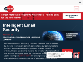 'cofense.com' screenshot
