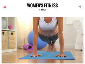 'womensfitnessandstyle.com' screenshot