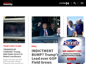 'hannity.com' screenshot